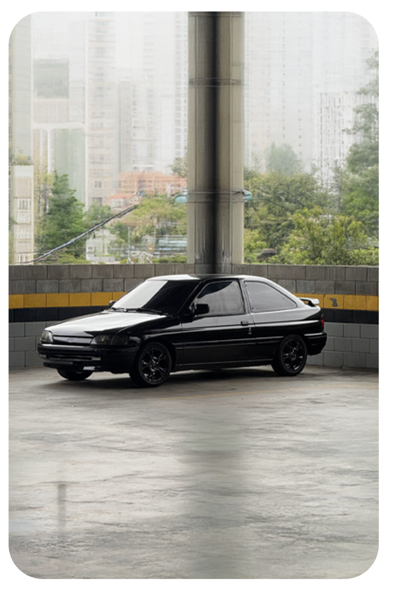 Ford Escort 1995 preto